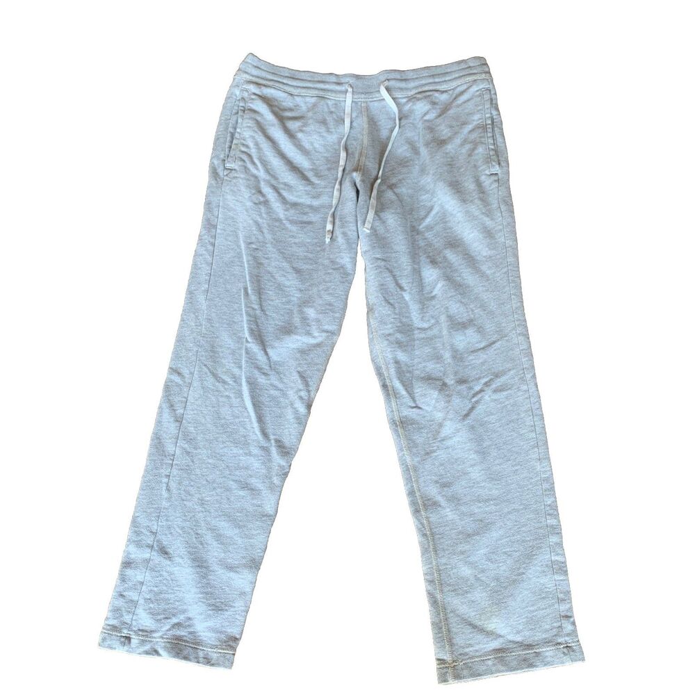 American Eagle Joggers Mens 2013 Large  Light Heathered Gray Sweatpants Pockets